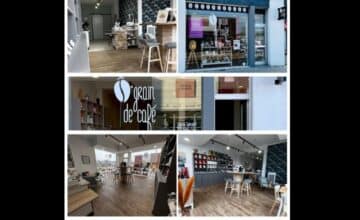 O GRAIN DE CAFE devanture + intérieur